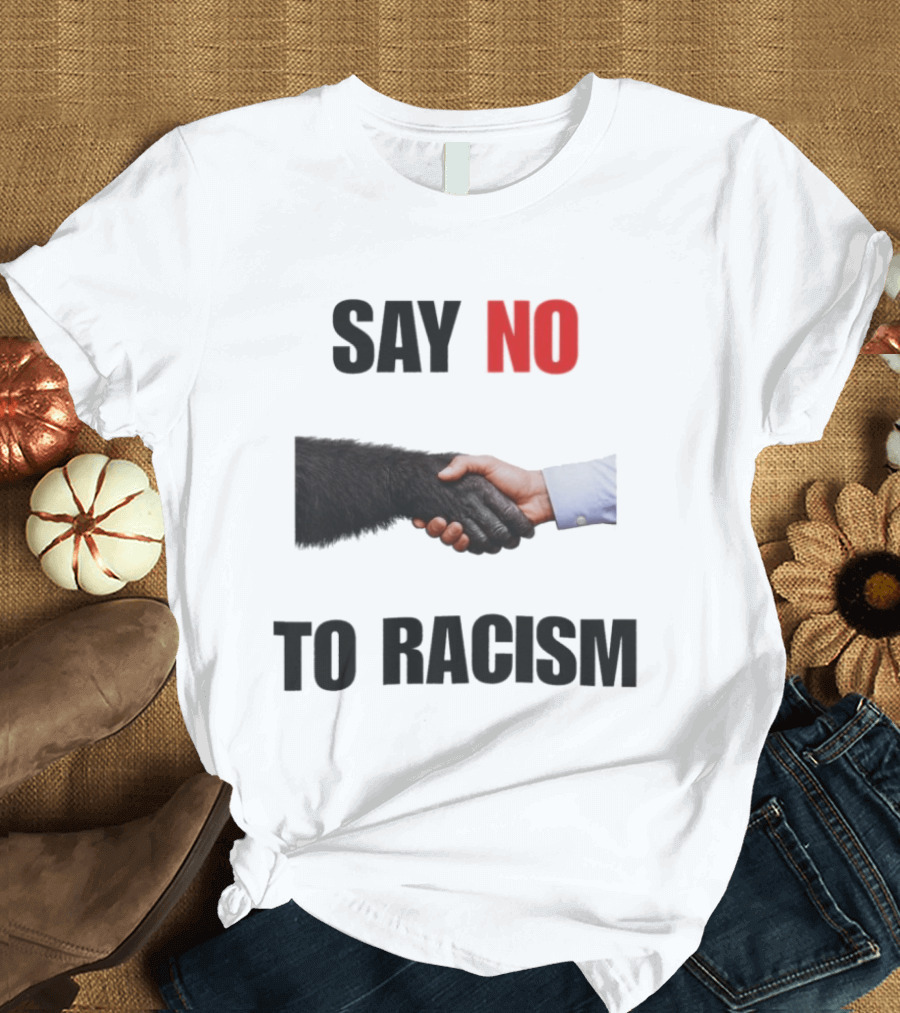 Say No To Racism Handshake Campaign T-Shirt