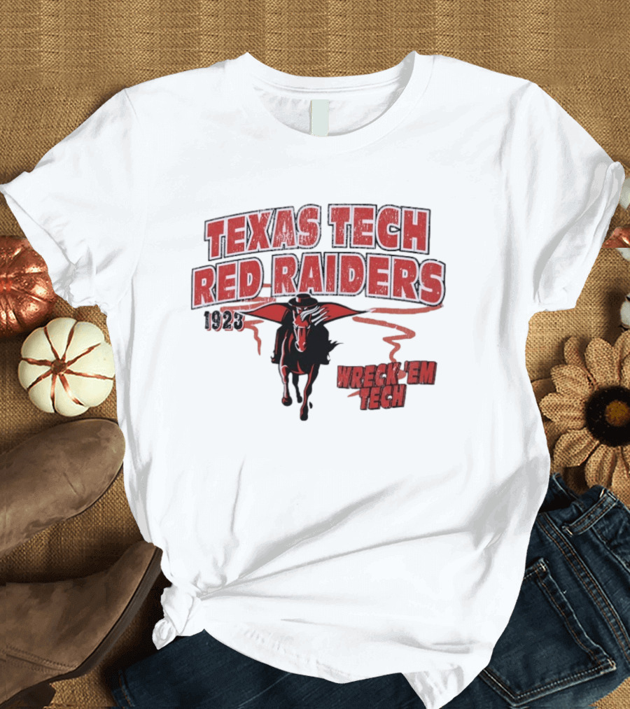 Texas Tech Red Raiders 1923 Wreck 'Em Tech Horse T-Shirt