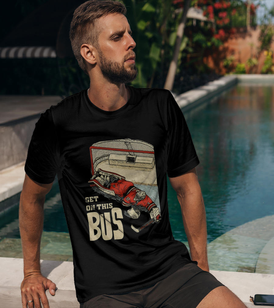 Brandon Bussi Carolina Hurricanes Get On This Bus NHL T-Shirt