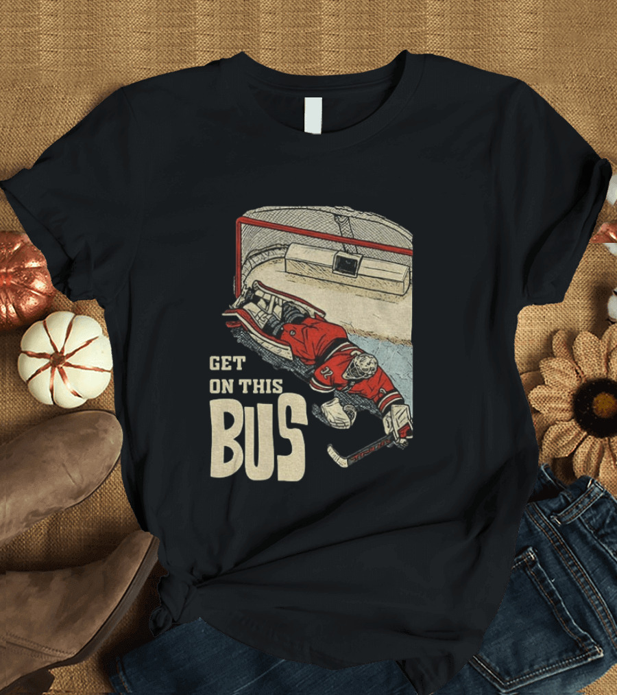 Brandon Bussi Carolina Hurricanes Get On This Bus NHL T-Shirt