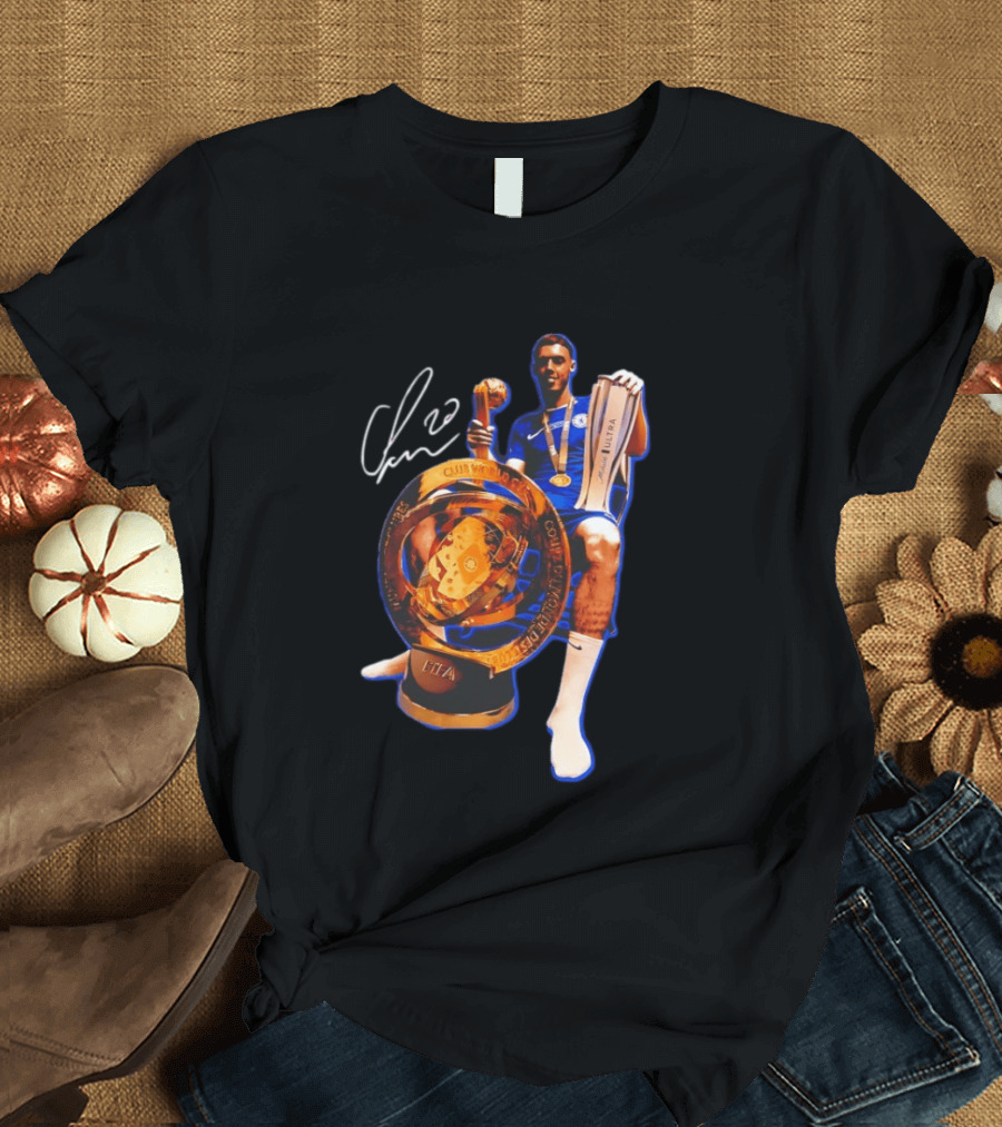 Cole Palmer Club World Cup FIFA Trophy Celebration T-Shirt