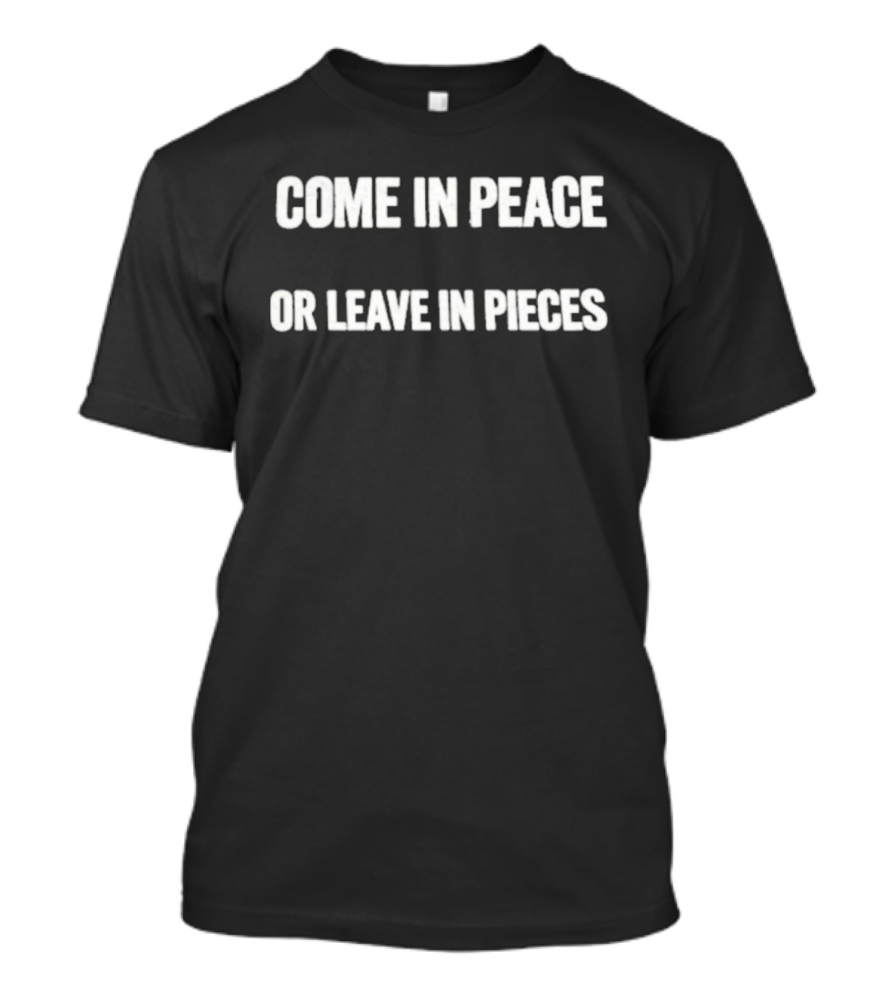 Come In Peace Or Leave In Pieces T-Shirt