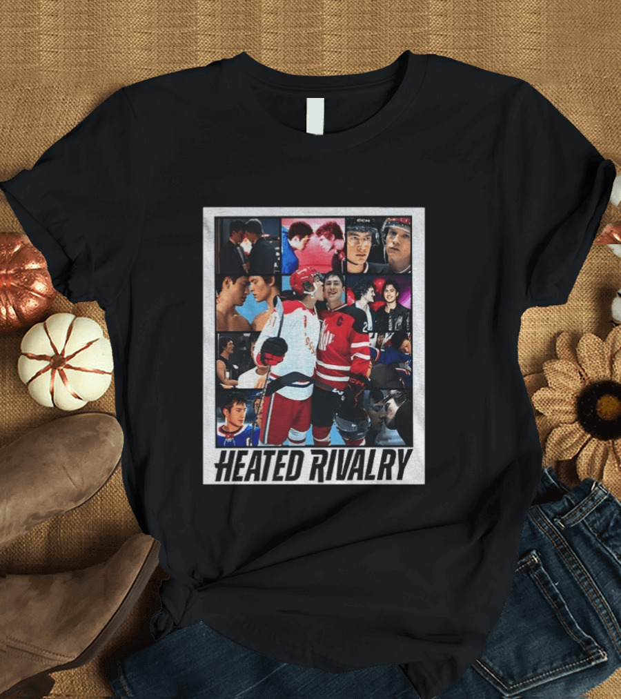 Ilya Rozanov Shane Hollander Heated Rivalry Hockey Collage Fan T-Shirt