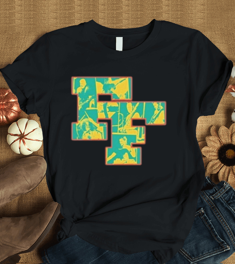 Foo Fighters 2026 FF Tasmania Tour Collage Imagery Of Band Members T-Shirt