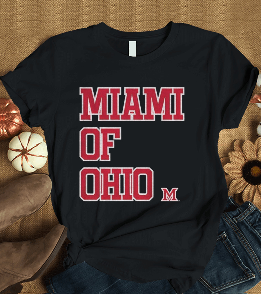 Miami Of Ohio RedHawks Basketball M T-Shirt