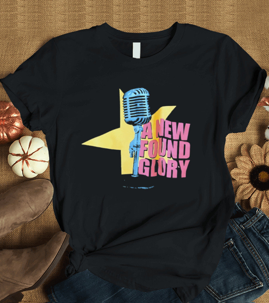 A New Found Glory Vintage Microphone Star T-Shirt