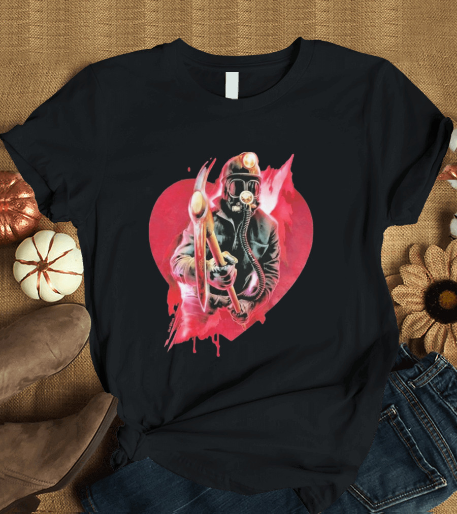 My Bloody Valentine 45th Anniversary Miner Heart T-Shirt
