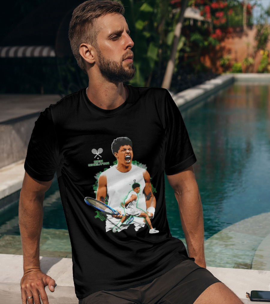 Ben Shelton Tennis Aura Athlete T-Shirt