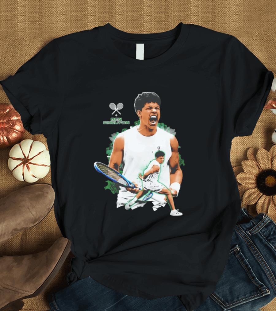 Ben Shelton Tennis Aura Athlete T-Shirt