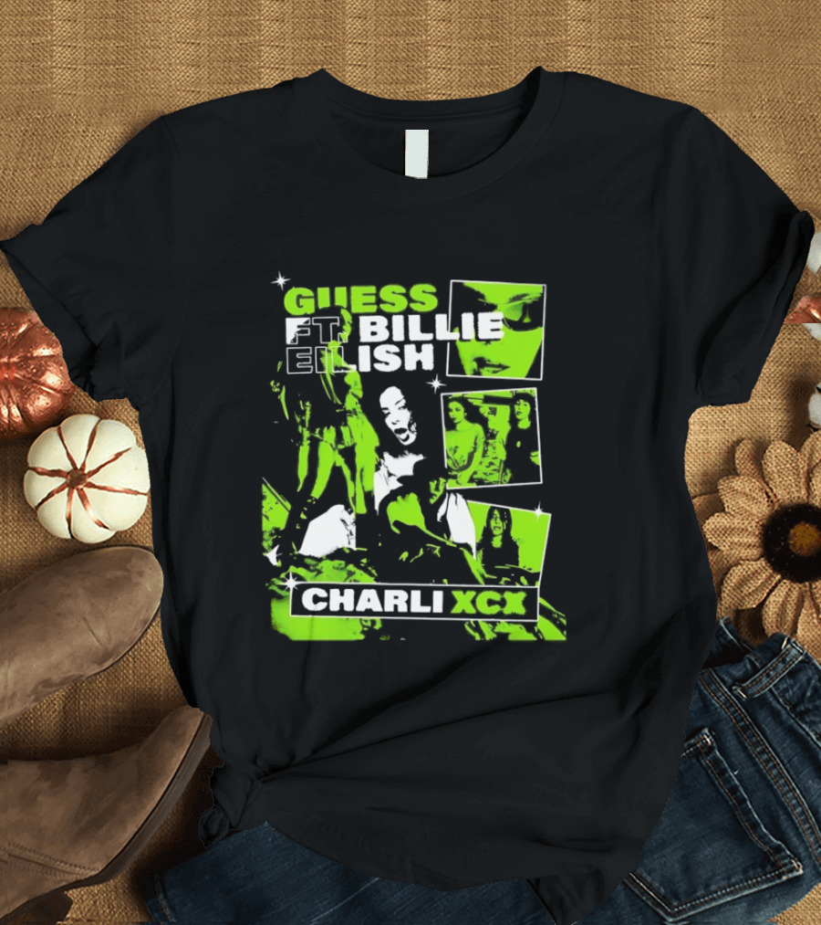 Guess Ft Billie Eilish Charli Xcx T-Shirt