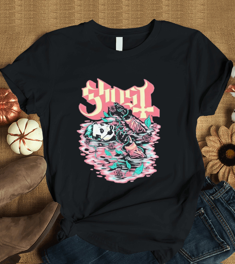 Ghost Band Valentine 2026 Pre Raphaelite Brotherhood Roses And Water T-Shirt