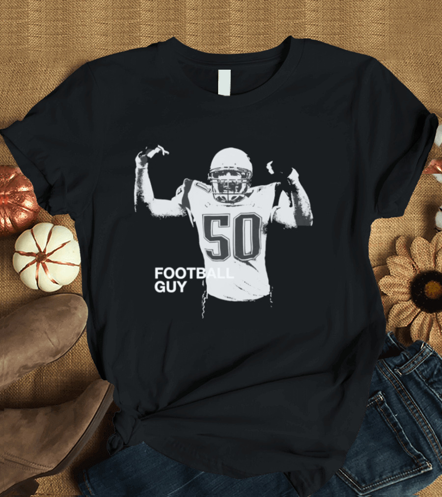 Mike Vrabel Number 50 Football Guy Flex T-Shirt