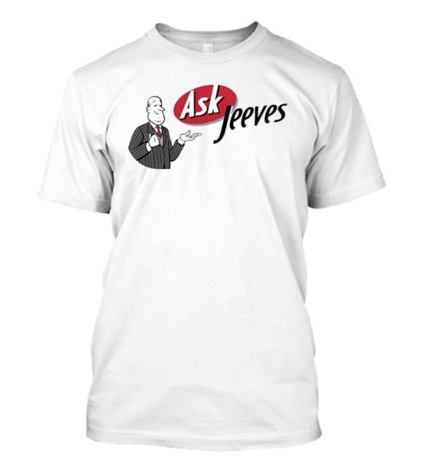 Ask Jeeves Classic Vintage Internet Butler T-Shirt