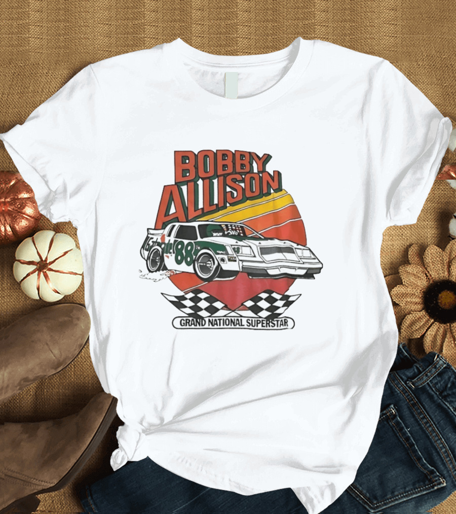 Bobby Allison 88 Racing Legend Grand National Superstar T-Shirt