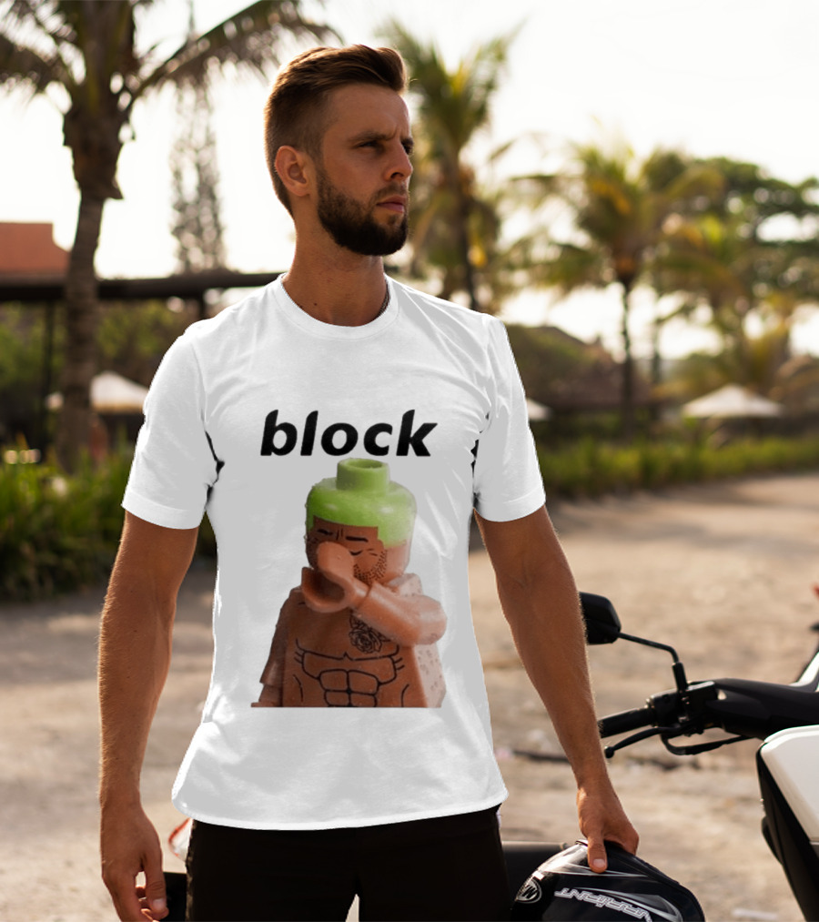 Block The Don Block LEGO Minifigure Style Dabbing Pose T-Shirt