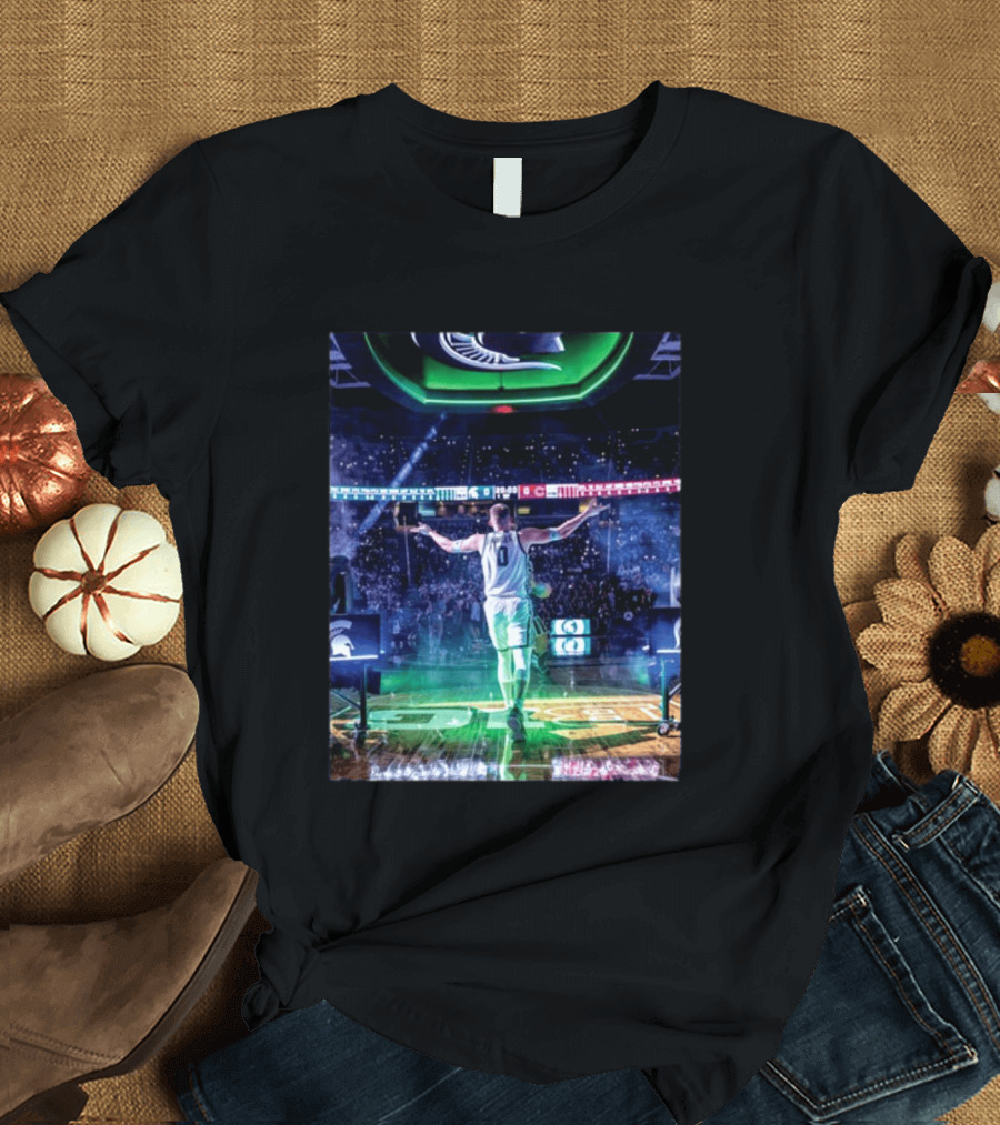 Jaxon Kohler Michigan State Spartans Basketball 2026 Celebration T-Shirt