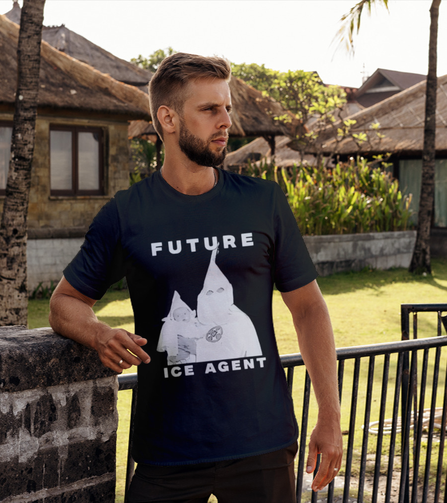 Ku Klux Klan Holding Baby Future ICE Agent T-Shirt