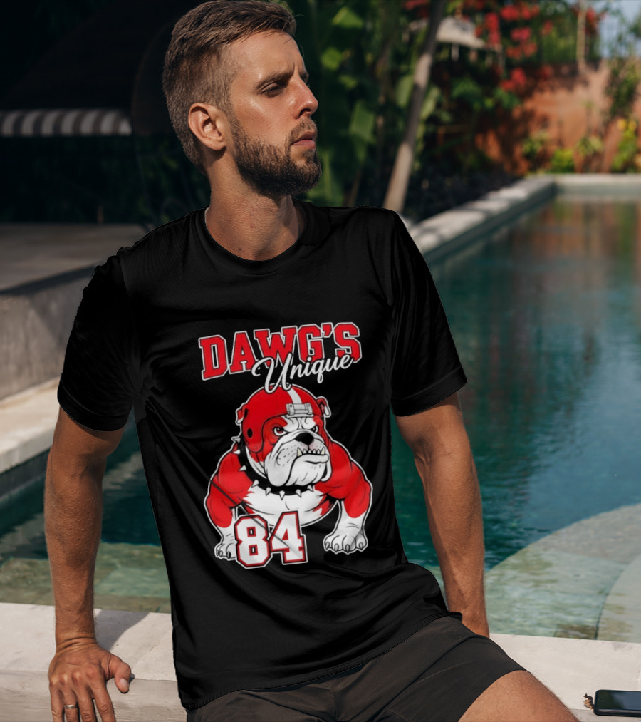 Ladd McConkey 84 Georgia Bulldogs Dawg's Unique Football Fan Gear T-Shirt