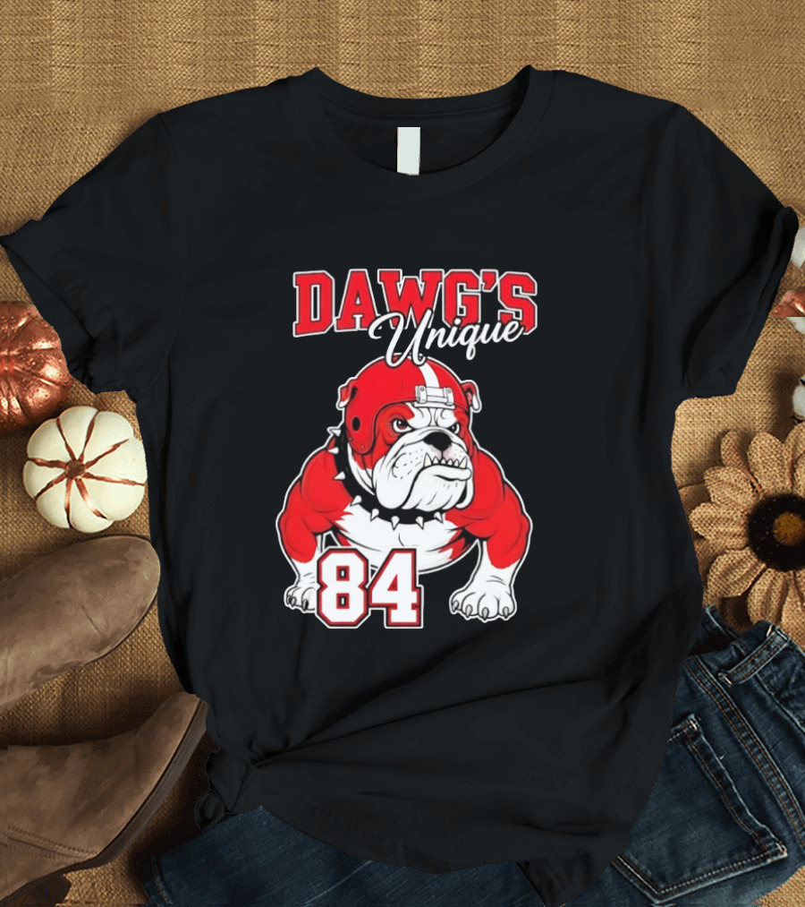 Ladd McConkey 84 Georgia Bulldogs Dawg's Unique Football Fan Gear T-Shirt