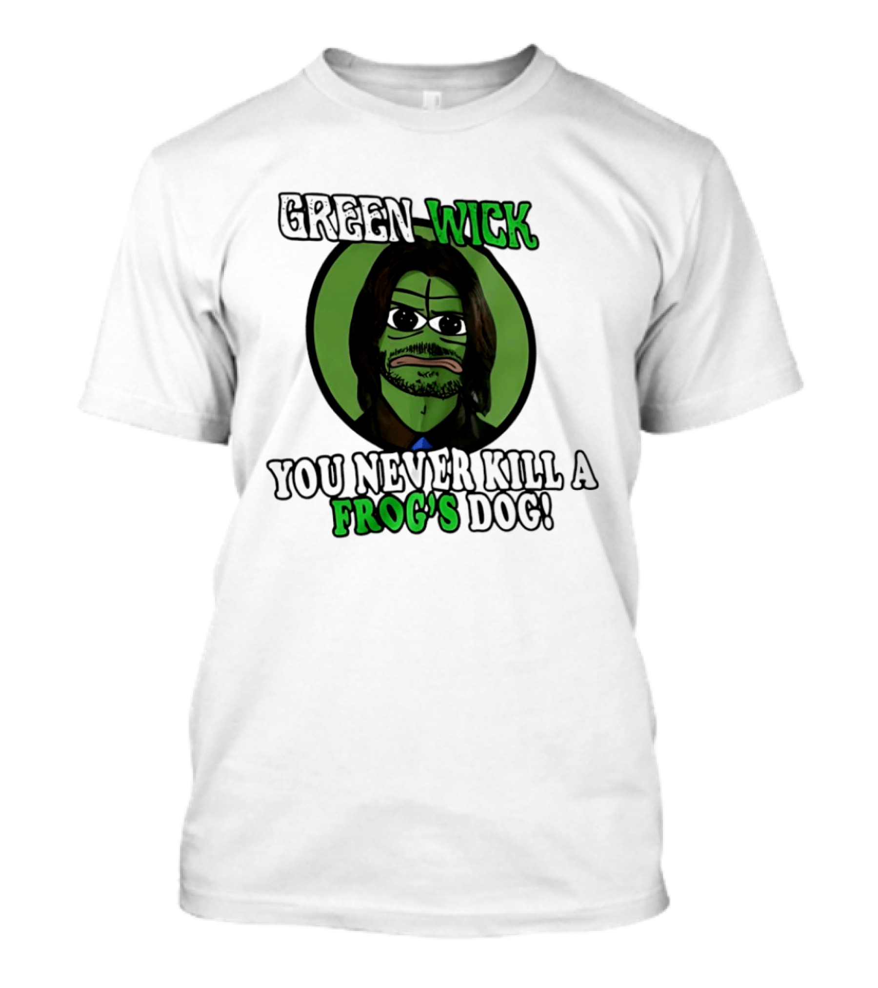 Green Wick You Never Kill A Frog's Dog T-Shirt