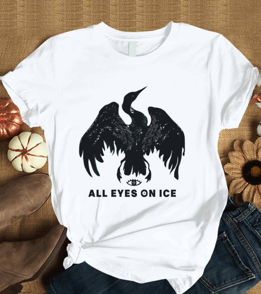 All Eyes On ICE Minnesota Rebel Loon Bird T-Shirt