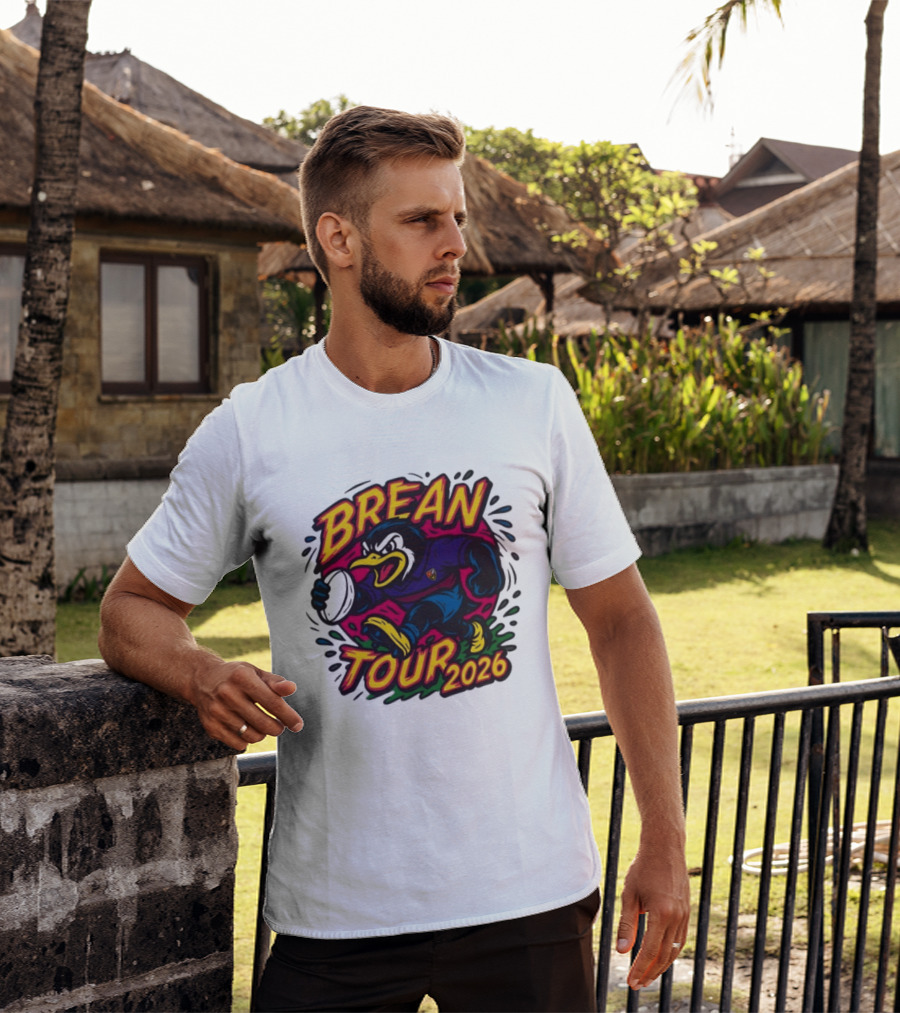 Brean Tour 2026 Rugby Mascot Dynamic T-Shirt