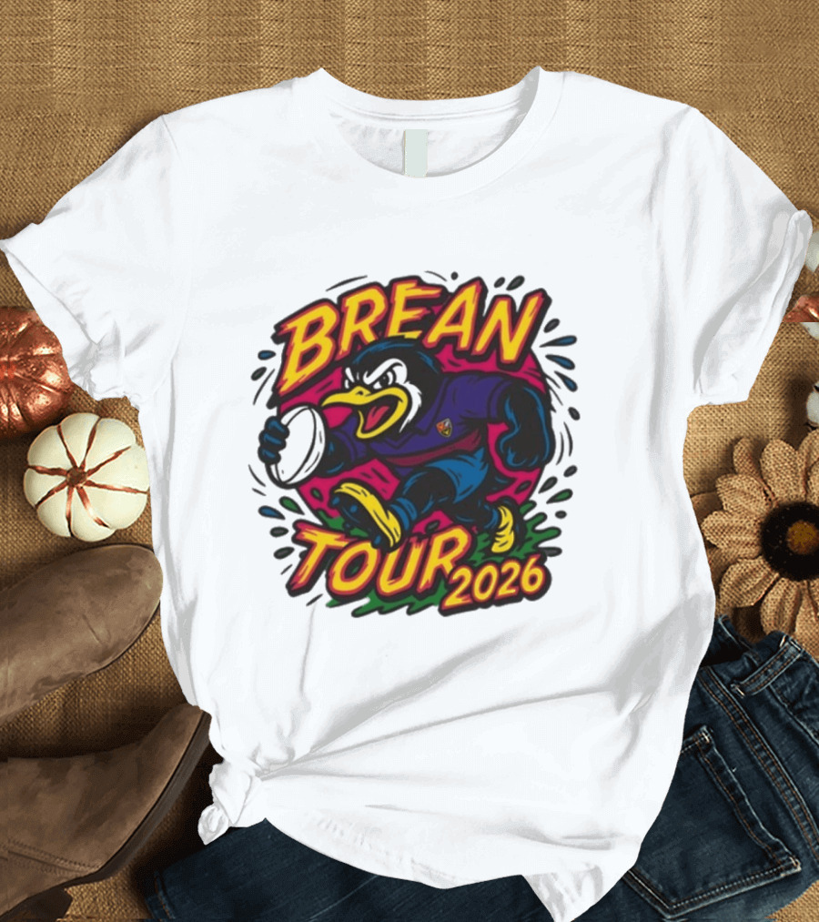Brean Tour 2026 Rugby Mascot Dynamic T-Shirt