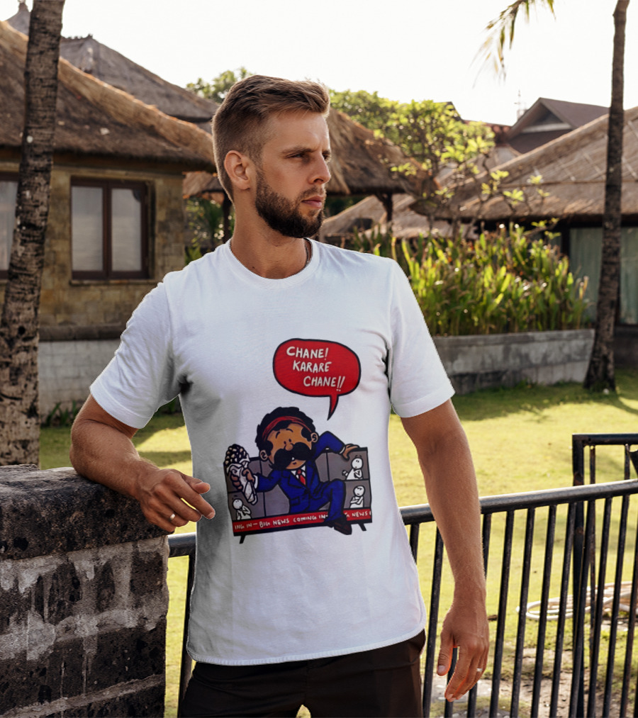 Chane Karare Chane Comic News Character Speech Bubble T-Shirt