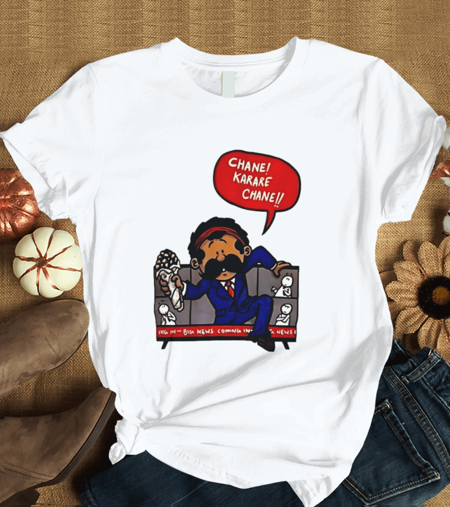 Chane Karare Chane Comic News Character Speech Bubble T-Shirt