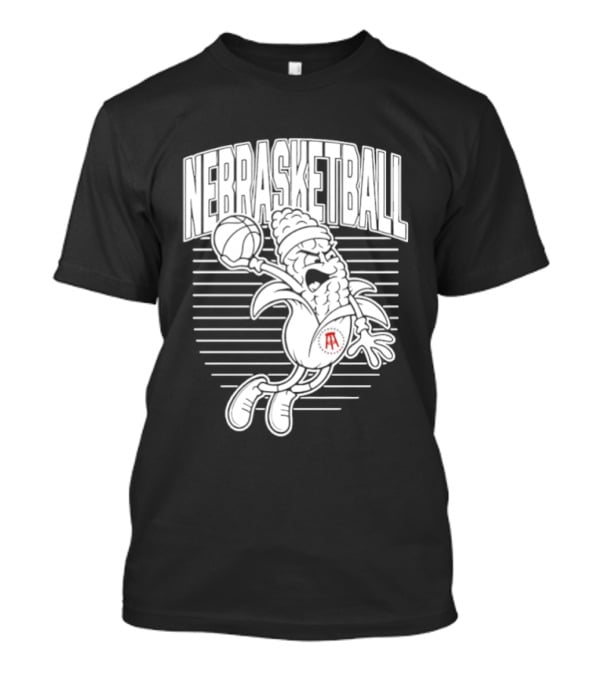 Nebraska Cornhuskers Basketball Slam Drunk Corn T-Shirt