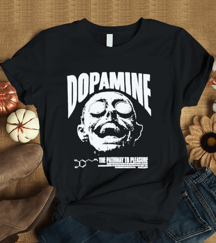 Dopamine The Pathway To Pleasure Molecular Formula Head T-Shirt