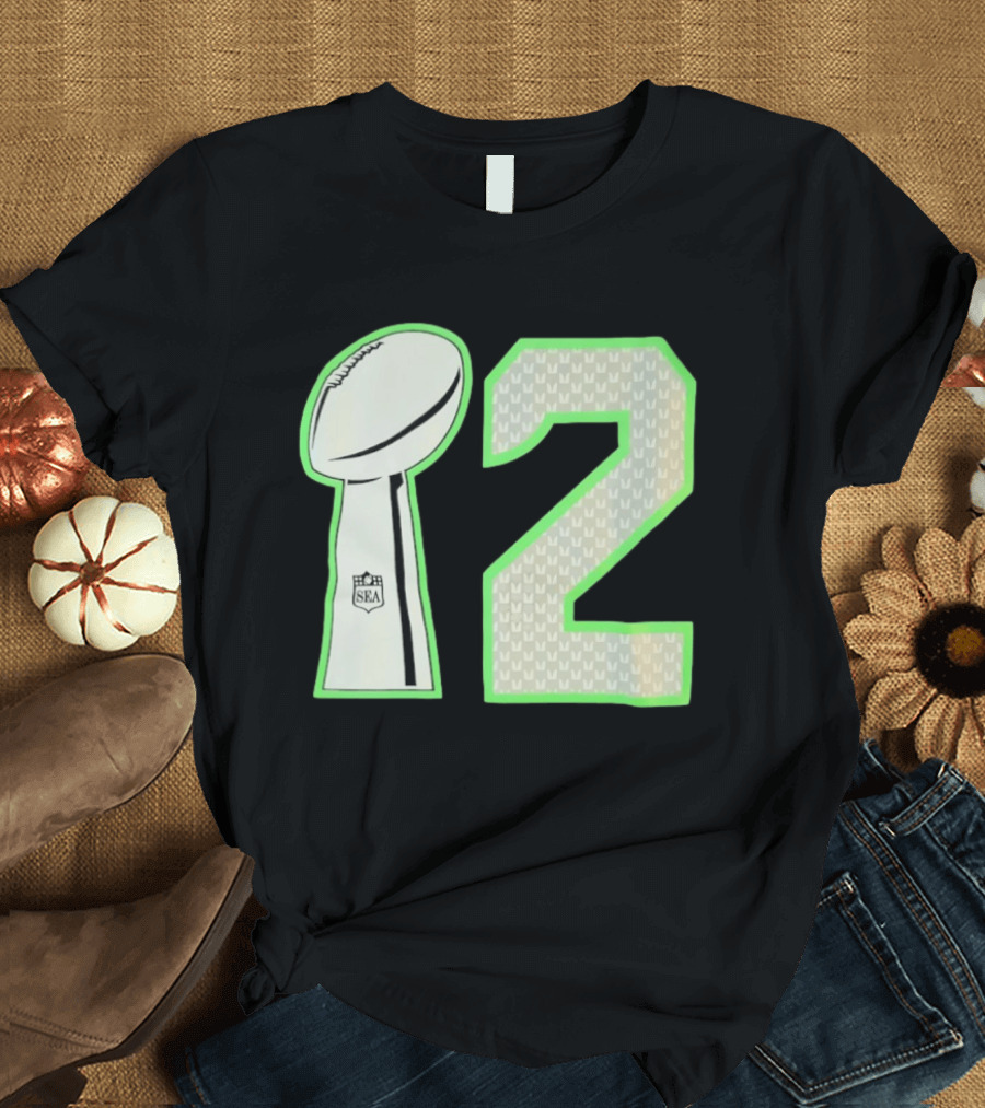 Seattle Seahawks SEA 12 Football T-Shirt
