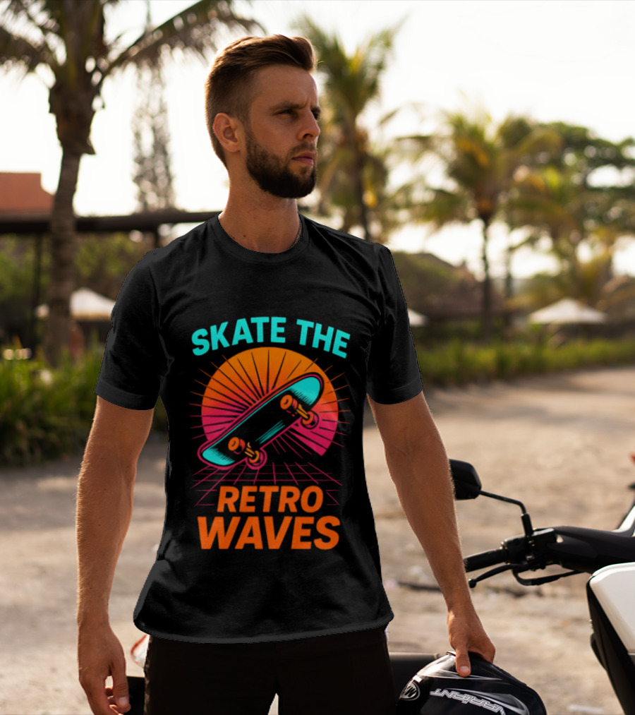 Skate The Retro Waves T-Shirt