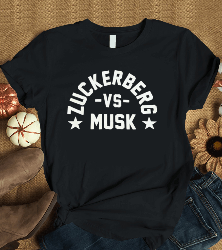 Zuckerberg Vs Musk Rivalry Faceoff Stars T-Shirt