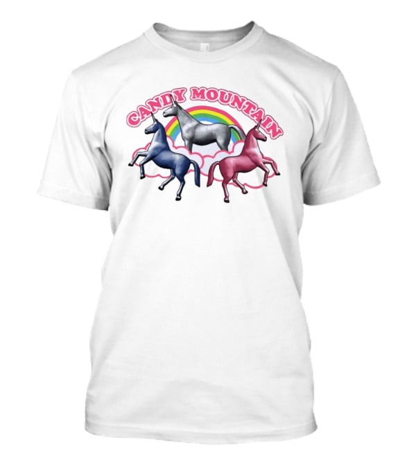 Candy Mountain Unicorns Rainbow Adventure Charlie The Unicorn T-Shirt