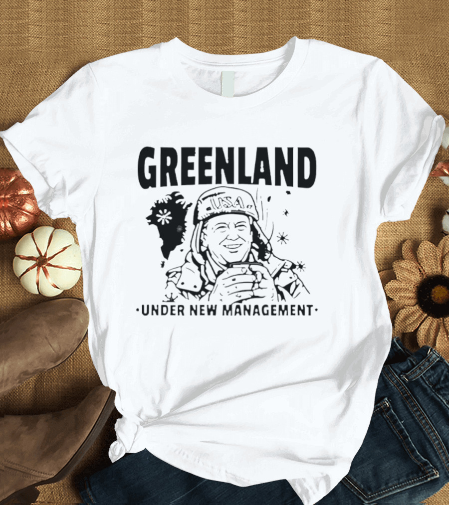 Greenland USA Hat Under New Management T-Shirt