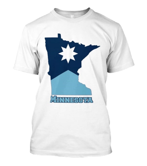 Minnesota Strong Star Map T-Shirt