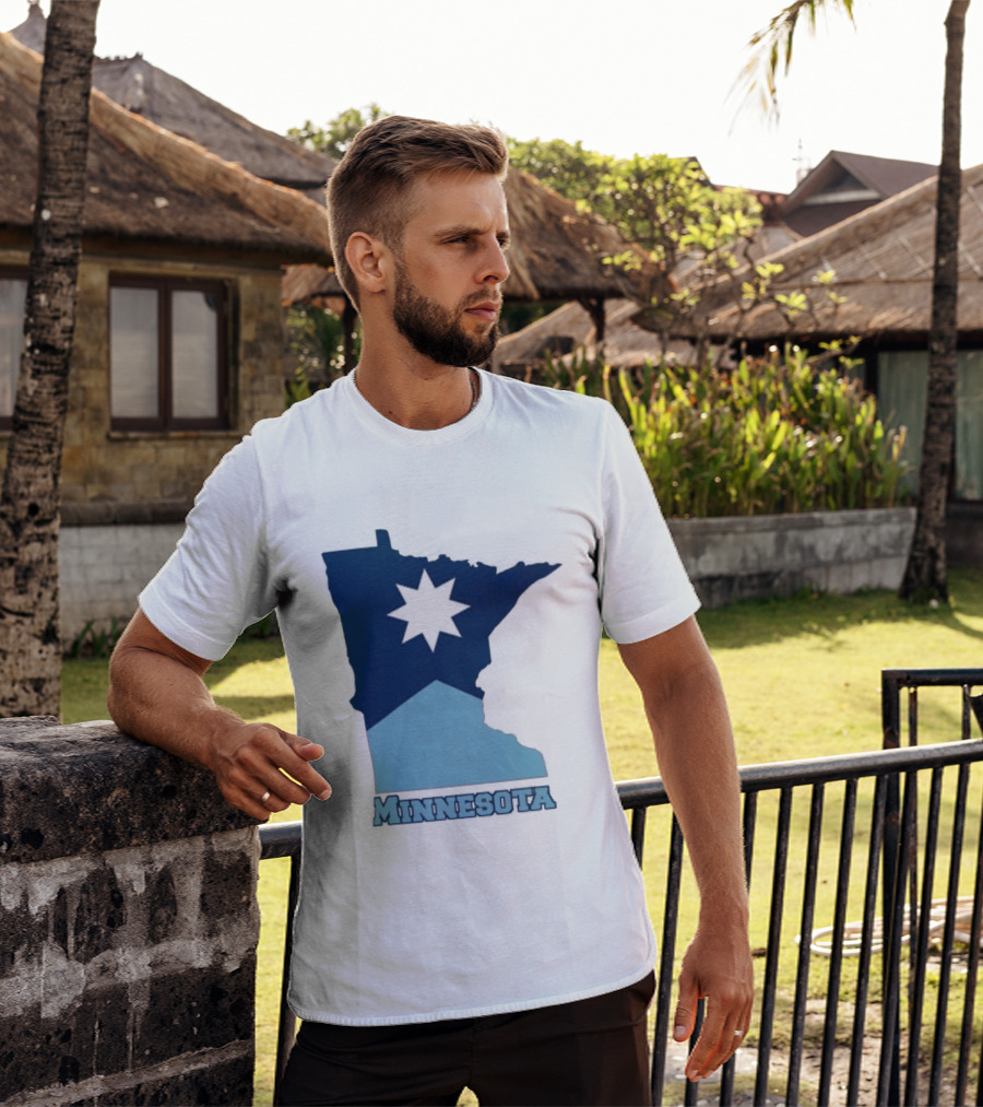 Minnesota Strong Star Map T-Shirt