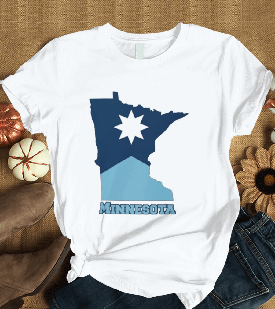 Minnesota Strong Star Map T-Shirt