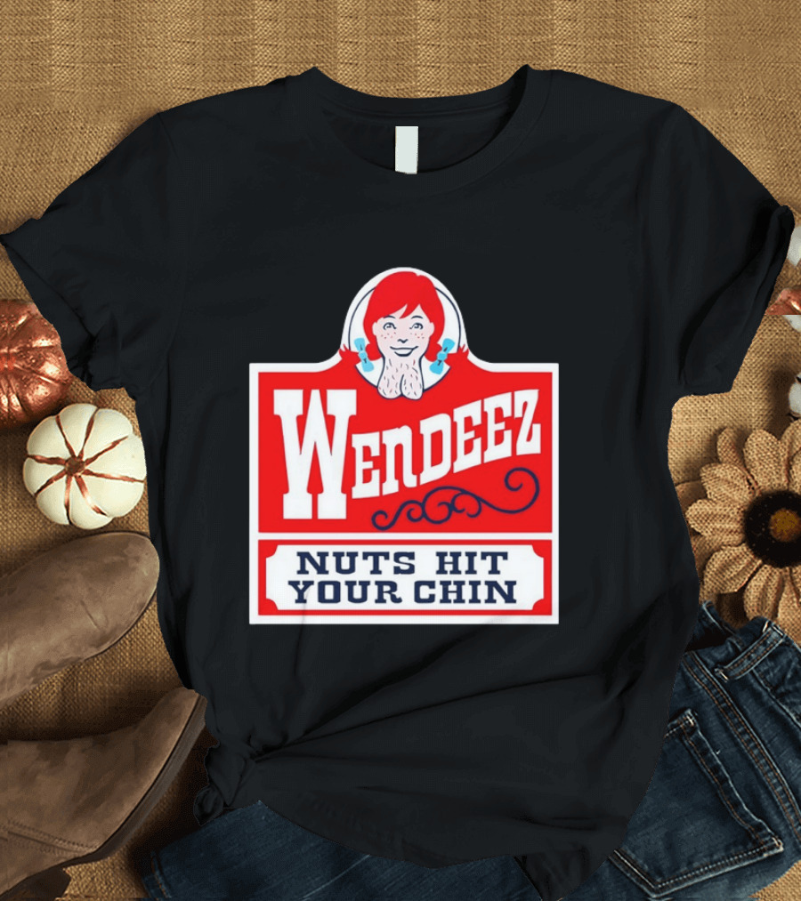 Wendeez Nuts Hit Your Chin Retro Fast Food T-Shirt