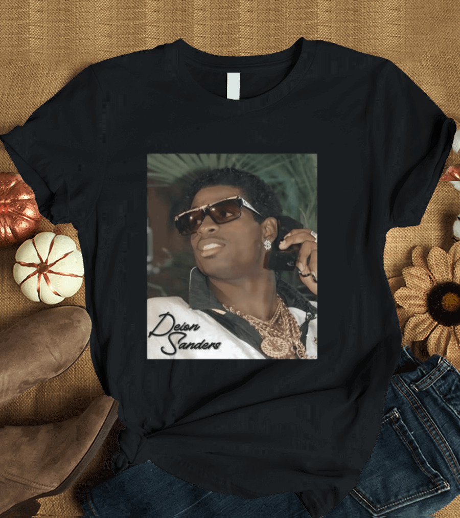 Deion Sanders Phone Call Fashion 1989 T-Shirt