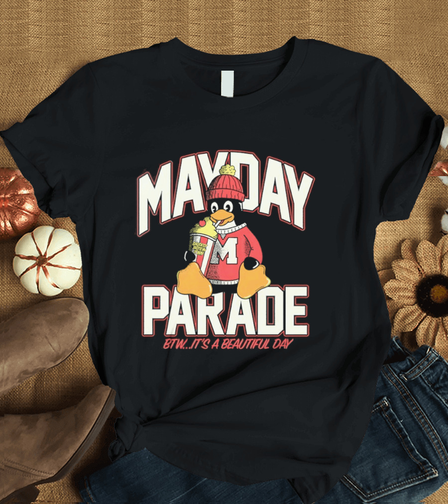 Penguin Mayday Parade BTW It's A Beautiful Day T-Shirt