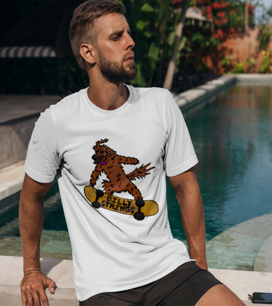 Billy Strings Skateboarding Dog T-Shirt