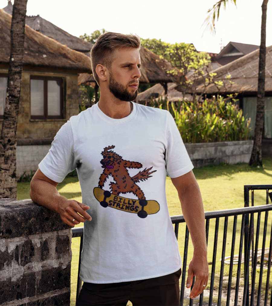 Billy Strings Skateboarding Dog T-Shirt