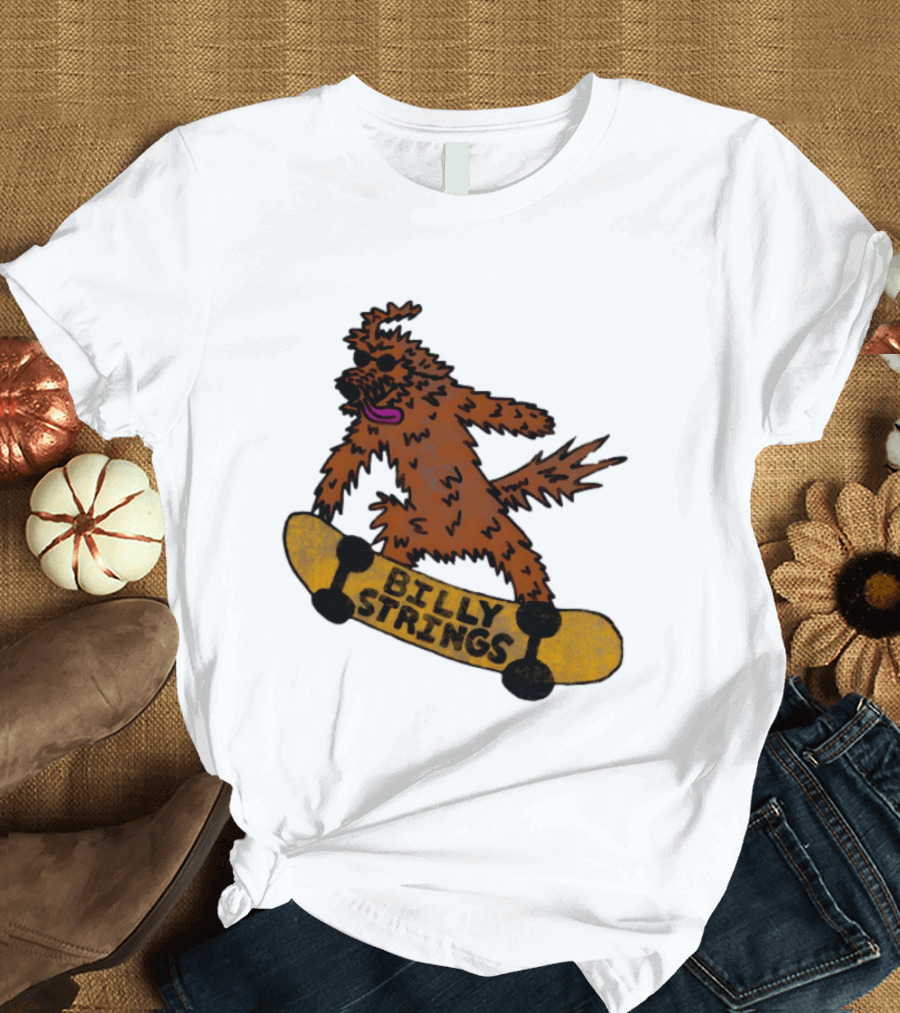 Billy Strings Skateboarding Dog T-Shirt