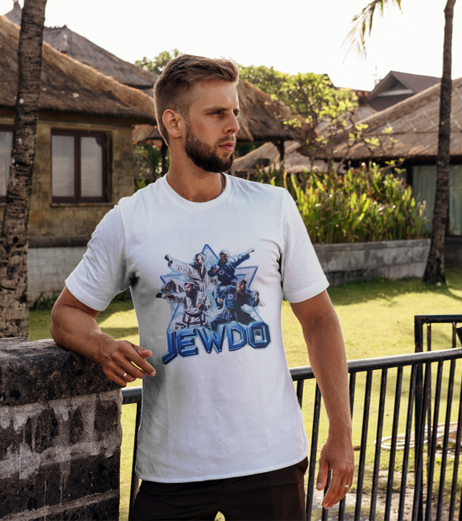 Jewdo Martial Arts Star Of David Karate Fighters T-Shirt