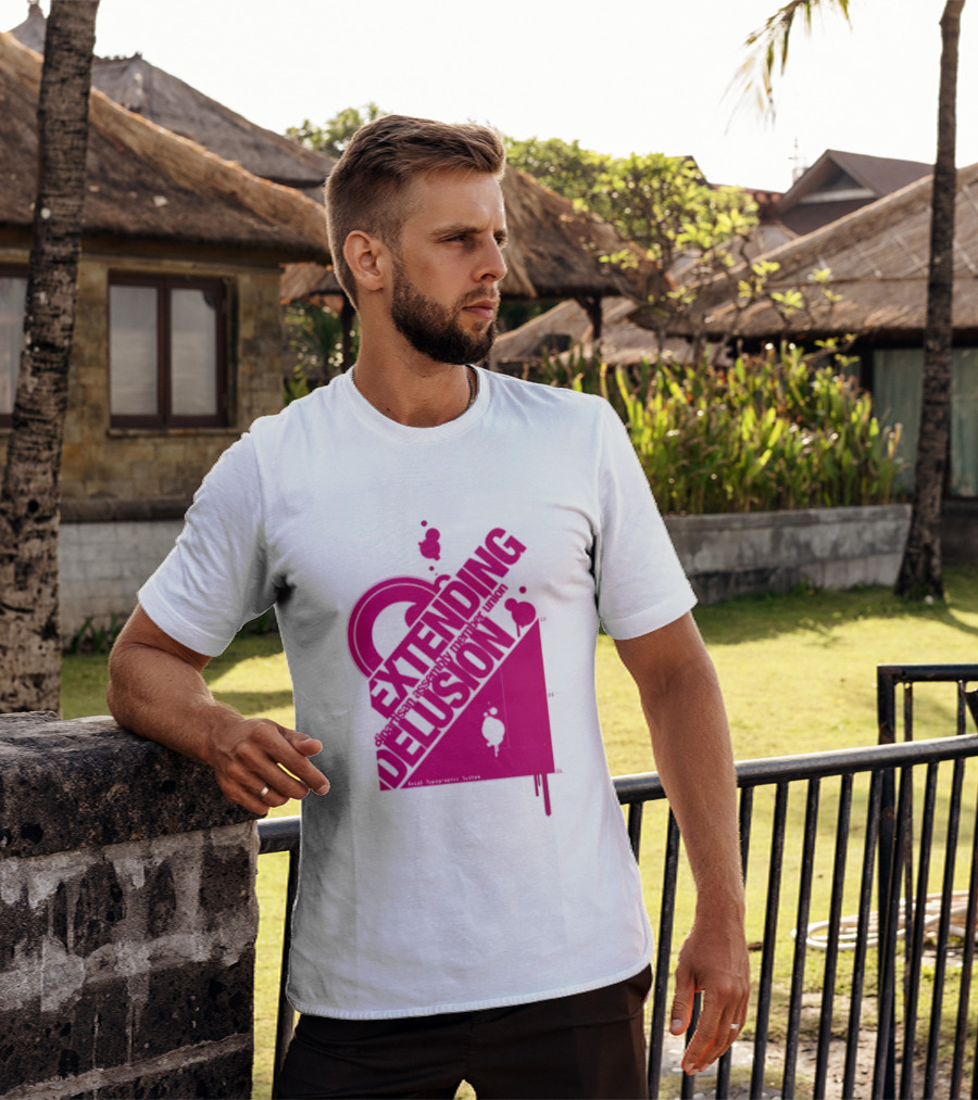 Extending Delusion Bipartisan Assembly Member Union Pink Skater Splatter T-Shirt