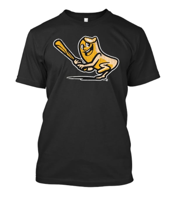 Akron RubberDucks Cream Stick Donuts Baseball Batter T-Shirt