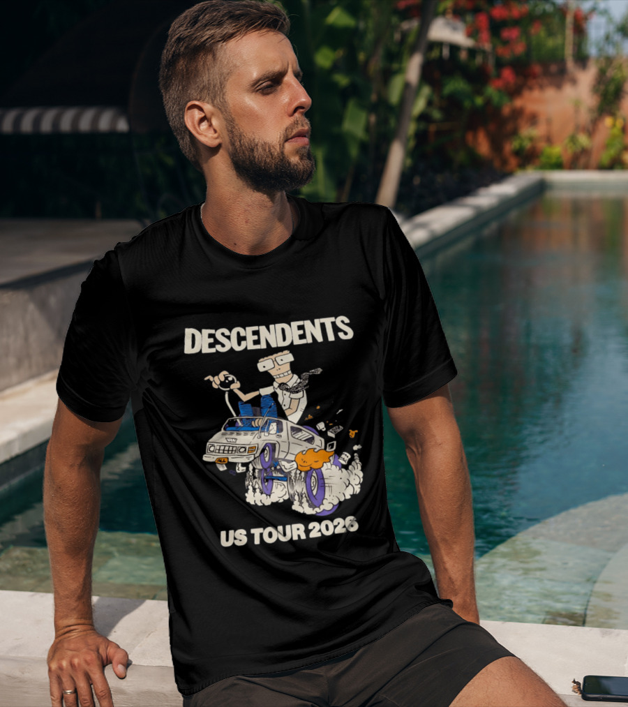 Descendents US Tour 2026 Cartoon Van T-Shirt