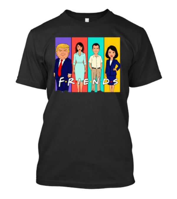 Famous Political Figures Friends Parody Cartoon Meme T-Shirt